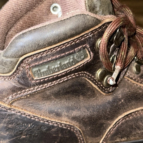Timberland (Women) 95310 Sz 6 Hiker Trail Hiking Brown Ankle Leather Boot Shoes - Picture 8 of 12